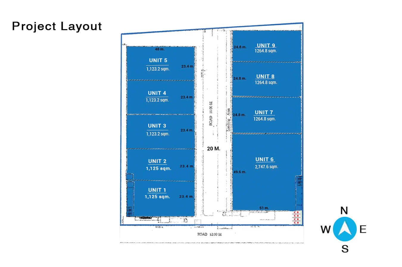 Pro Ind Warehouse Park 1 layout